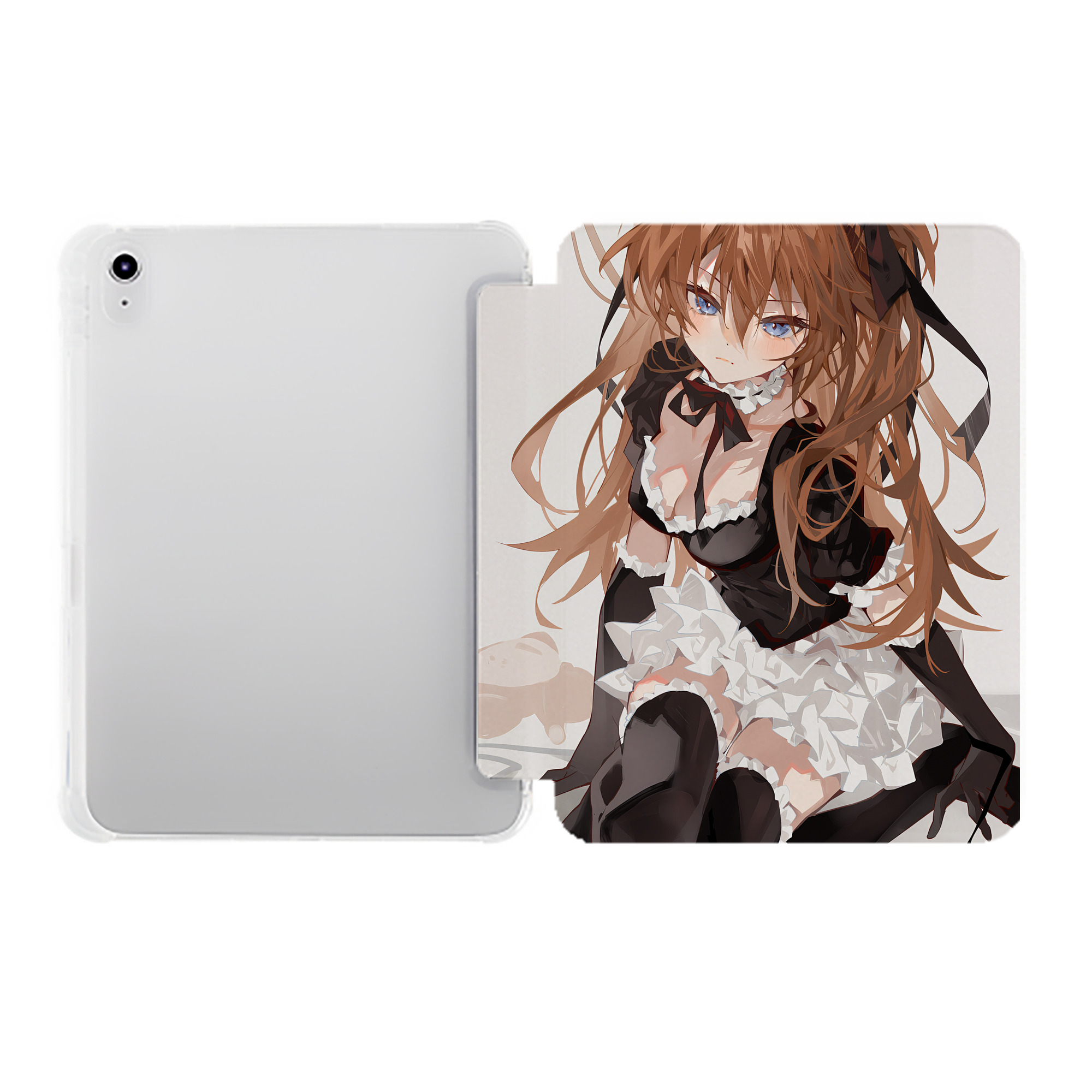 （画像用） EVA 新世紀エヴァンゲリオン IPad ケース ペン収納付き 三つ折りスタンド PUレザー×シリコン 対応機種9.5/10.5/10.9インチ